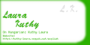 laura kuthy business card